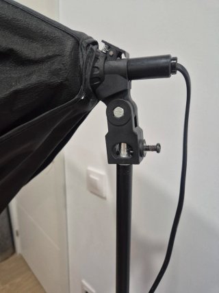 Foco de luz + trípode para fotografía completo