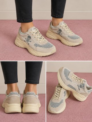 Zapatillas Scalpers Talla 38 Calavera