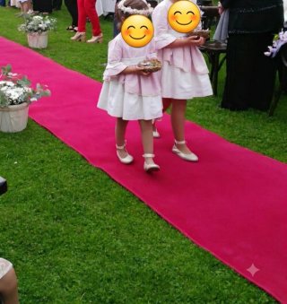 Vestido de ceremonia niña rosa