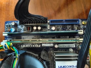 Kit Placa Mãe Foxconn G41MX + CPU + RAM
