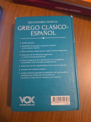 Diccionario manual griego clásico-español