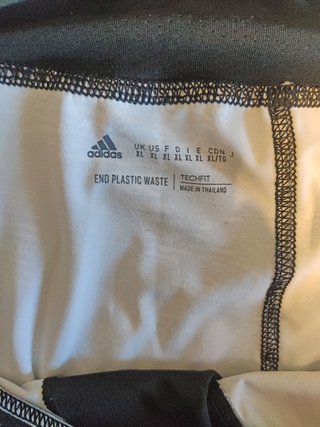 Mallas Adidas Techfit Talla XL Negras