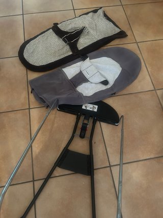 Hamaquita BabyBjörn negra, con 2 fundas incluidas