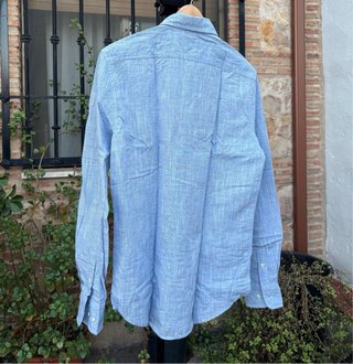 Camisa Lino Azul