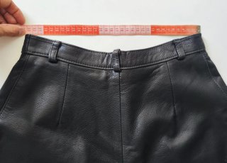 Pantalones cortos de cuero vintage