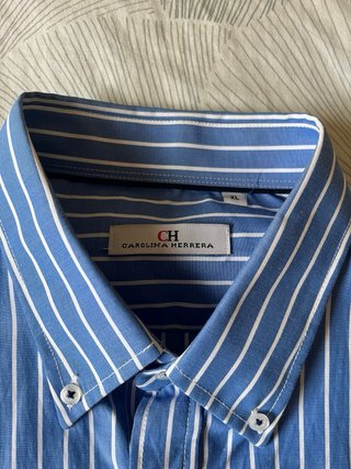 Camisa Carolina Herrera Rayas Azules