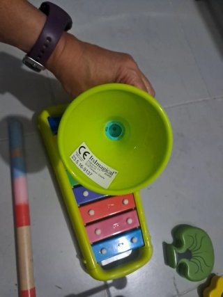 Lote Juguetes Musicales: Xilófono, Trompeta, Tambo