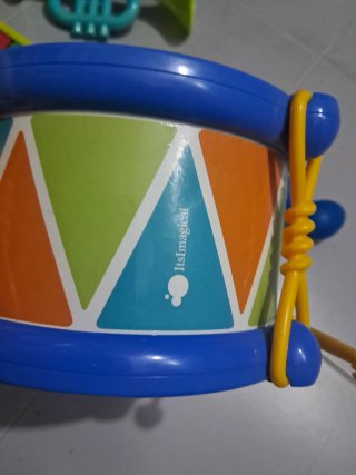 Lote Juguetes Musicales: Xilófono, Trompeta, Tambo