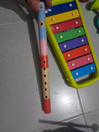 Lote Juguetes Musicales: Xilófono, Trompeta, Tambo