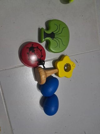 Lote Juguetes Musicales: Xilófono, Trompeta, Tambo