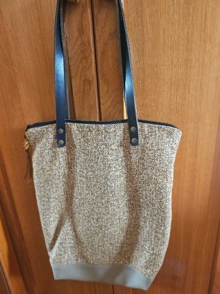 Bolso de hombro Daniel Chong amarillo/Beige/Marrón