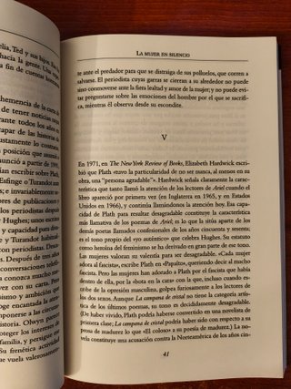La mujer en silencio: Sylvia Plath NUEVO
