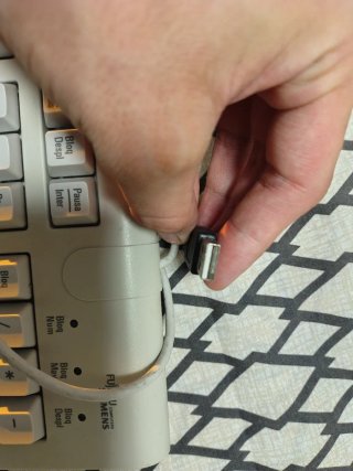 Teclado USB Fujitsu Siemens Beige