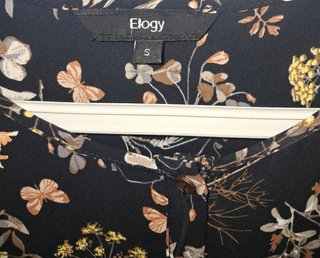 Camisa estampada floral manga larga