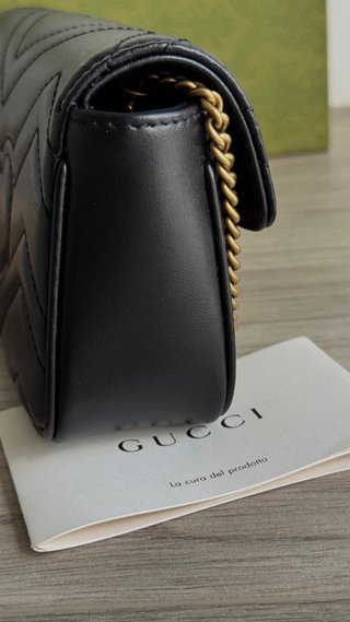 Borsa Gucci Marmont Super Mini Nero originale