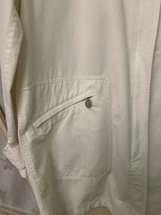 Gabardina parca Woodberry blanca