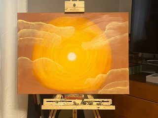 Quadro em acrílico Pôr do Sol