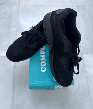 Zapatillas Comfort negras talla 42 Memory Inso