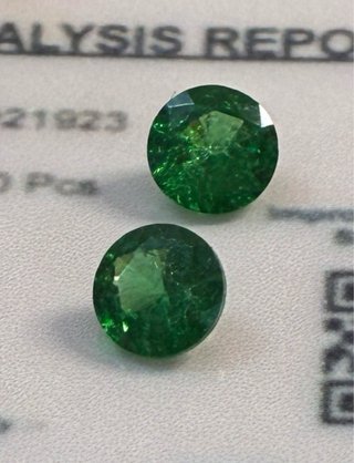 2 Esmeraldas Colombianas 2.00 Ct EGL