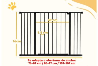 Barrera Seguridad Extensible Perros/Bebé