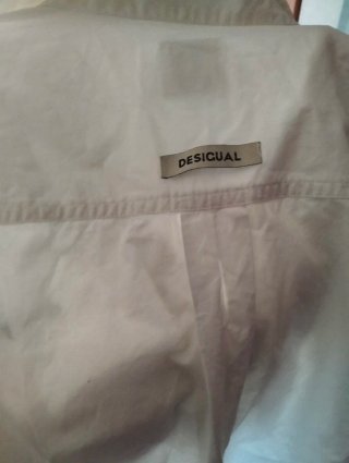 Blusa Desigual Blanca Talla M