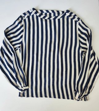 Blusa Aigner Vintage Rayas Seda