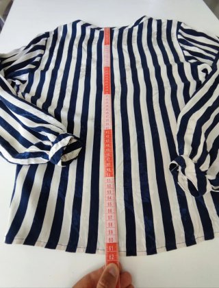 Blusa Aigner Vintage Rayas Seda