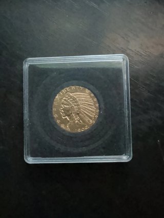 Moneda 5 Dólares Indio Jefe 1909