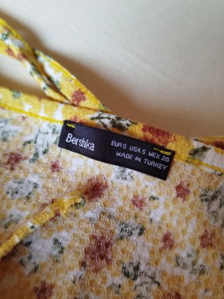 Top floral amarillo - Talla S