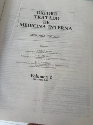 Oxford Tratado de Medicina Interna 1992 · 4 tomos