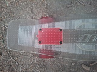 Patinete transparente 58cm