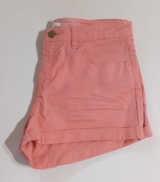 Shorts H&M Talla S Rosa