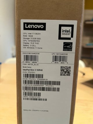 Portátil Lenovo IdeaPad Slim 3 Azul