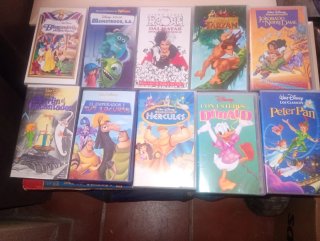 Lote  Películas VHS Disney Clásicas Español