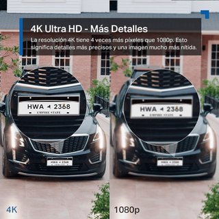 TAPO C460 4K 8 Mpx Cámara WiFi Exterior + Panel