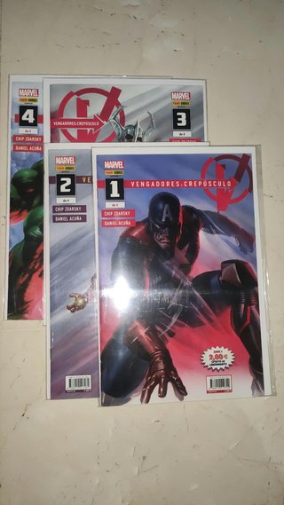 Vengadores Crepúsculo 1-4 COMPLETA Panini