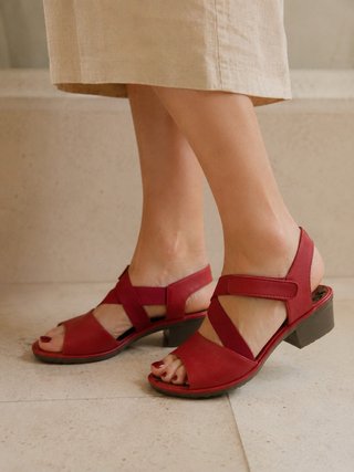 Sandalias Fly London Rojas Talla 38