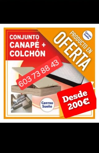Canapés a ribalta + materassi + mobili