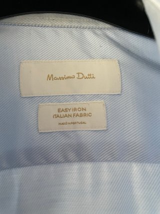 Camisa Massimo Dutti Talla 40 Gemelos