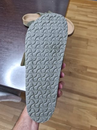 Sandalias Birkenstock Kyoto Ante Verde Oliva