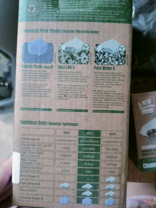 Pack Filtro Acuario Aquael Bio 300 + Accesorios