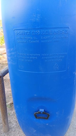 Bidón 1000L Agua Potable Schutz Aquablock