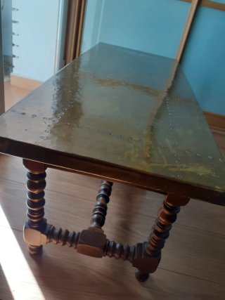 Mesa Baja Castellana Madera y Metal