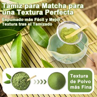 Kit Taza Matcha Verde Premium 7 Piezas NUEVO