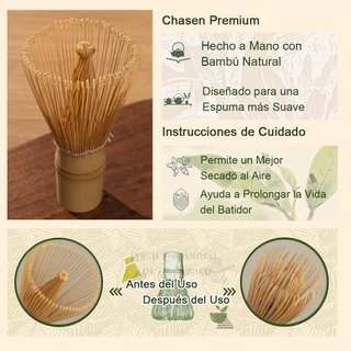 Kit Taza Matcha Verde Premium 7 Piezas NUEVO
