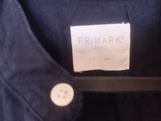Camisa azul marino Primark talla L