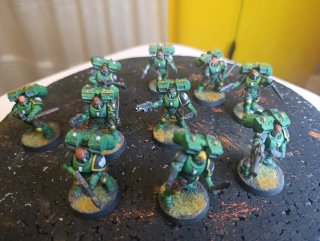 10 Reivers Warhammer pintados