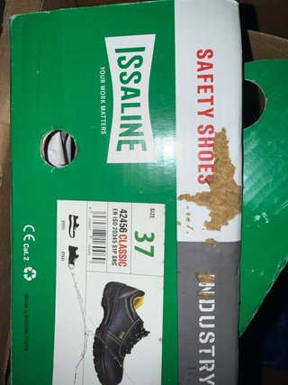 Botas de seguridad Issaline negras y amarillas