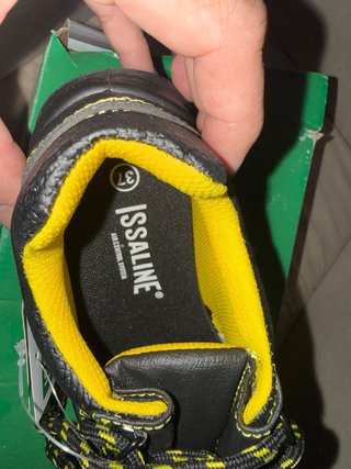Botas de seguridad Issaline negras y amarillas