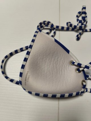 Bikini Calzedonia Talla XS Rayas Azul/Blanco